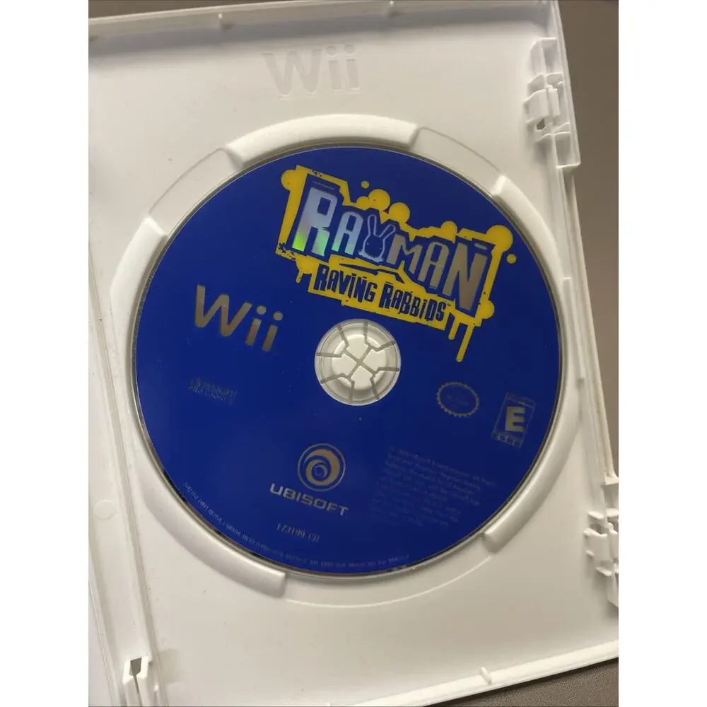 Rayman Raving Rabbids - Nintendo Wii - Complete w/‎ Manual - Tested -